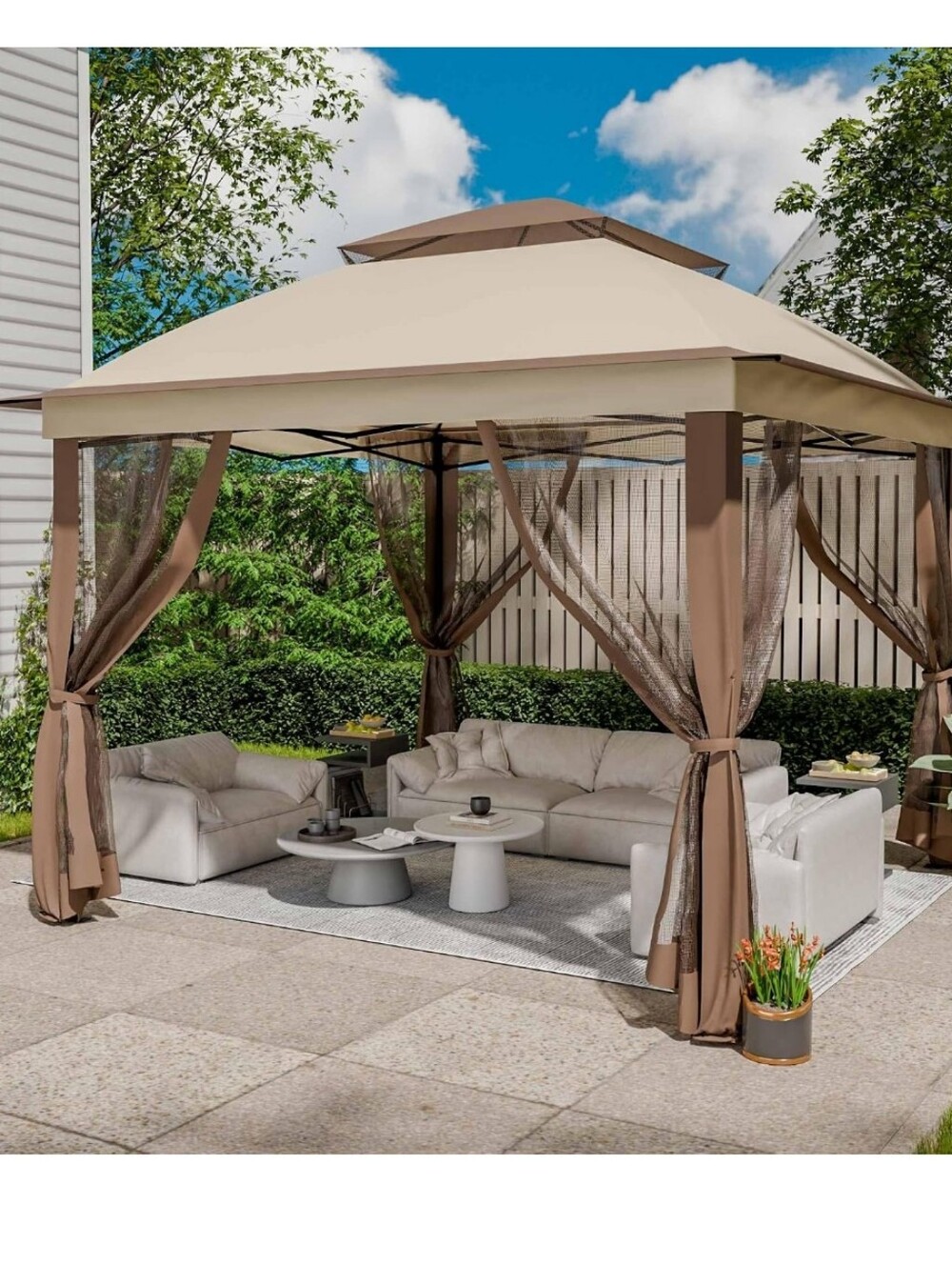 Mosquito Netting  for Canopy  Patio Garden Backyard